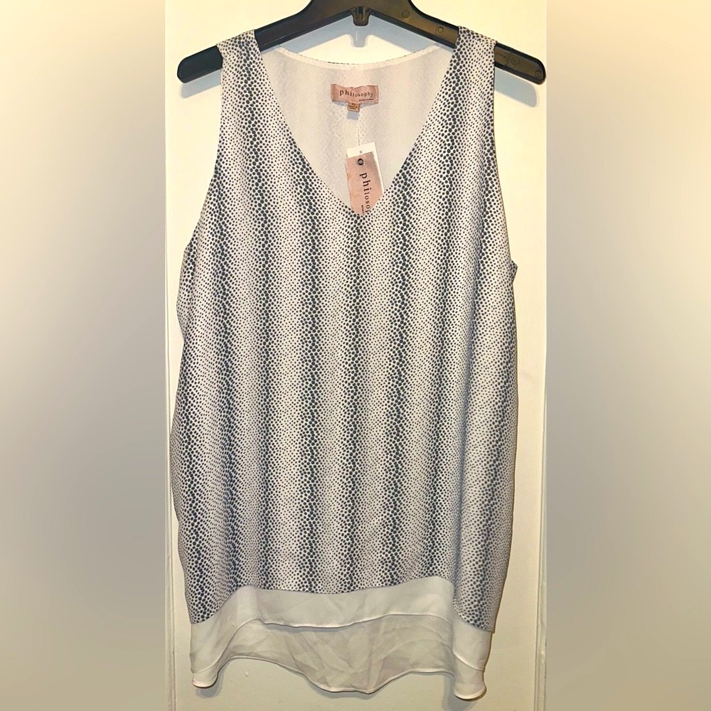 NWT Philosophy Polka Dot Top